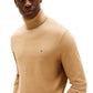 Maglione Collo Alto Uomo Tommy Hilfiger Organic Cotton Cashmere Pima MW0MW28048