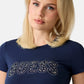 T-Shirt Manica Corta Donna Guess  Logo Lace W5GI04J1314