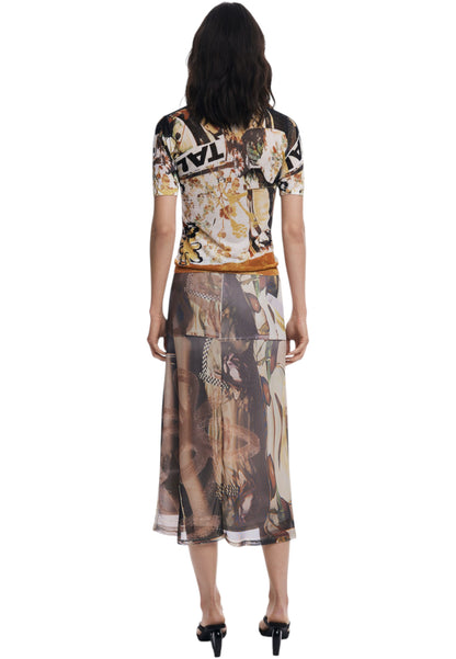 Gonna  Donna Desigual  Fal Collage 25WWFK05