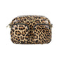 Borsa A Tracolla Donna Braccialini In Pelle Stampa Leopard Con Doppio Tascino Frontale Dolly B19100PP