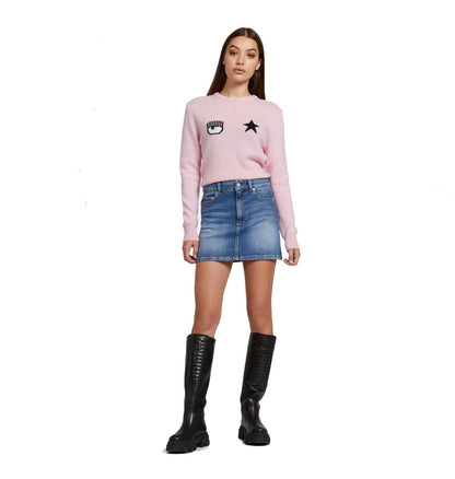 Gonna Corta Donna Chiara Ferragni In Denim  71CBE802