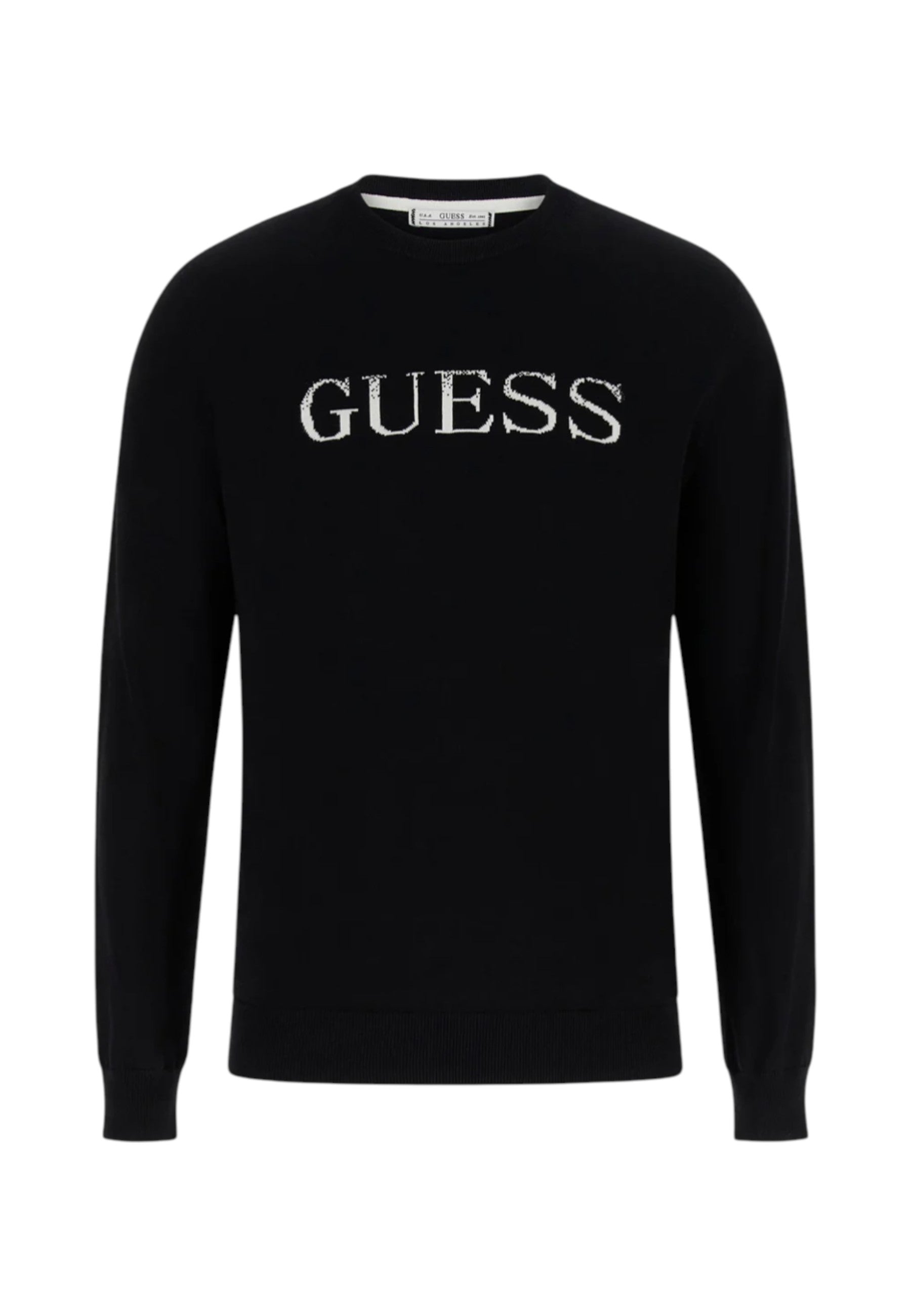 Maglia A Girocollo Uomo Guess  Kane Shaded Logo M6RR19Z4451