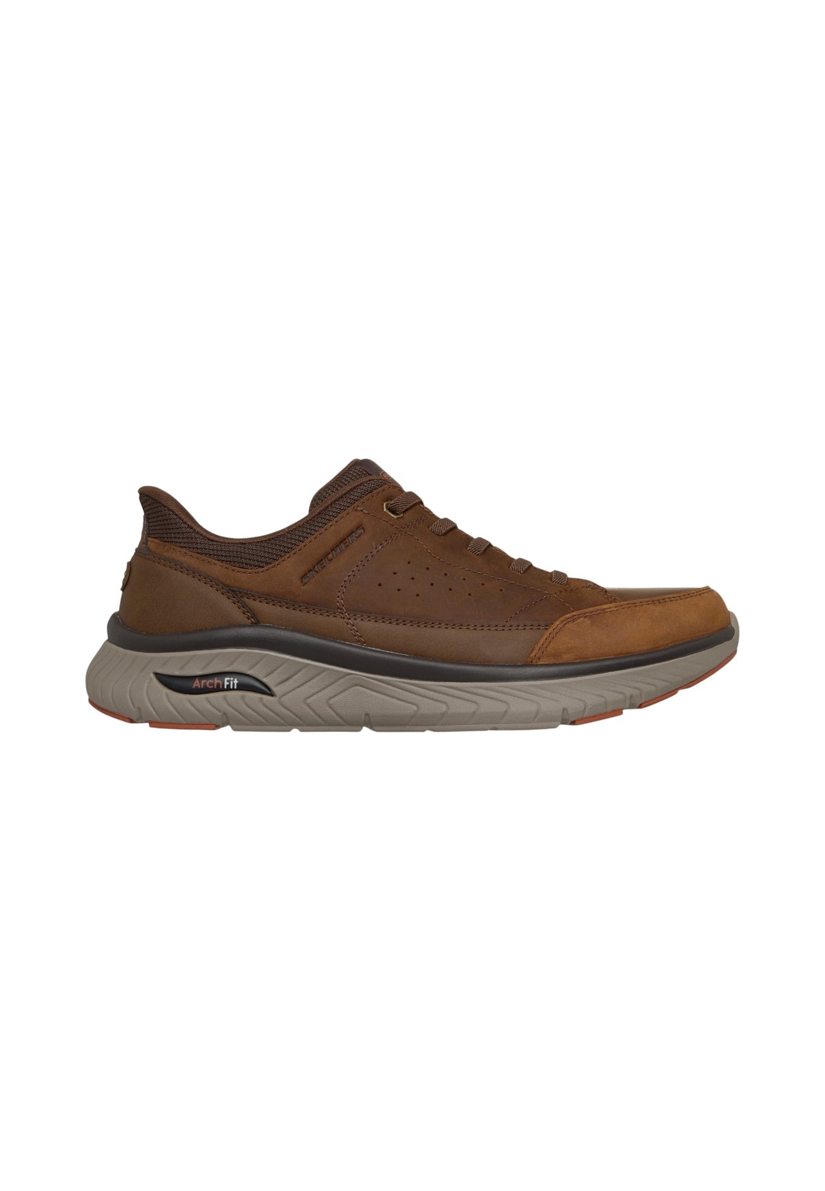 Sneakers Basse Uomo Skechers Arch Fit, Tomaia traforata, Suola ammortizzata, Chiusura con lacci Arch Fit Crosser-Felix 205656