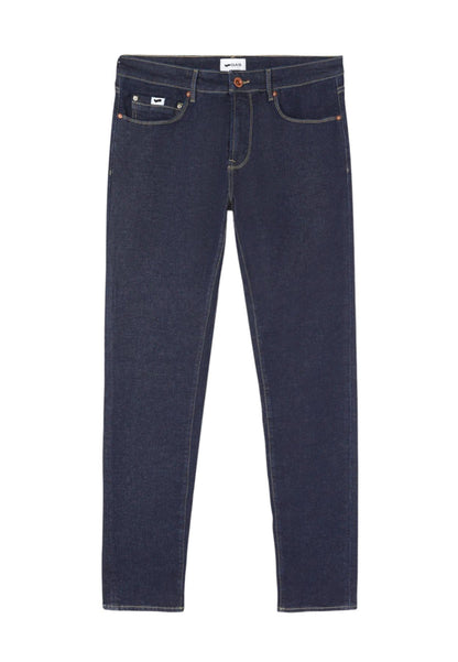 Jeans  Uomo Gas Skinny Fit Blue Denim Str 10 1/2 Oz Sax Zip Rev 351450030789