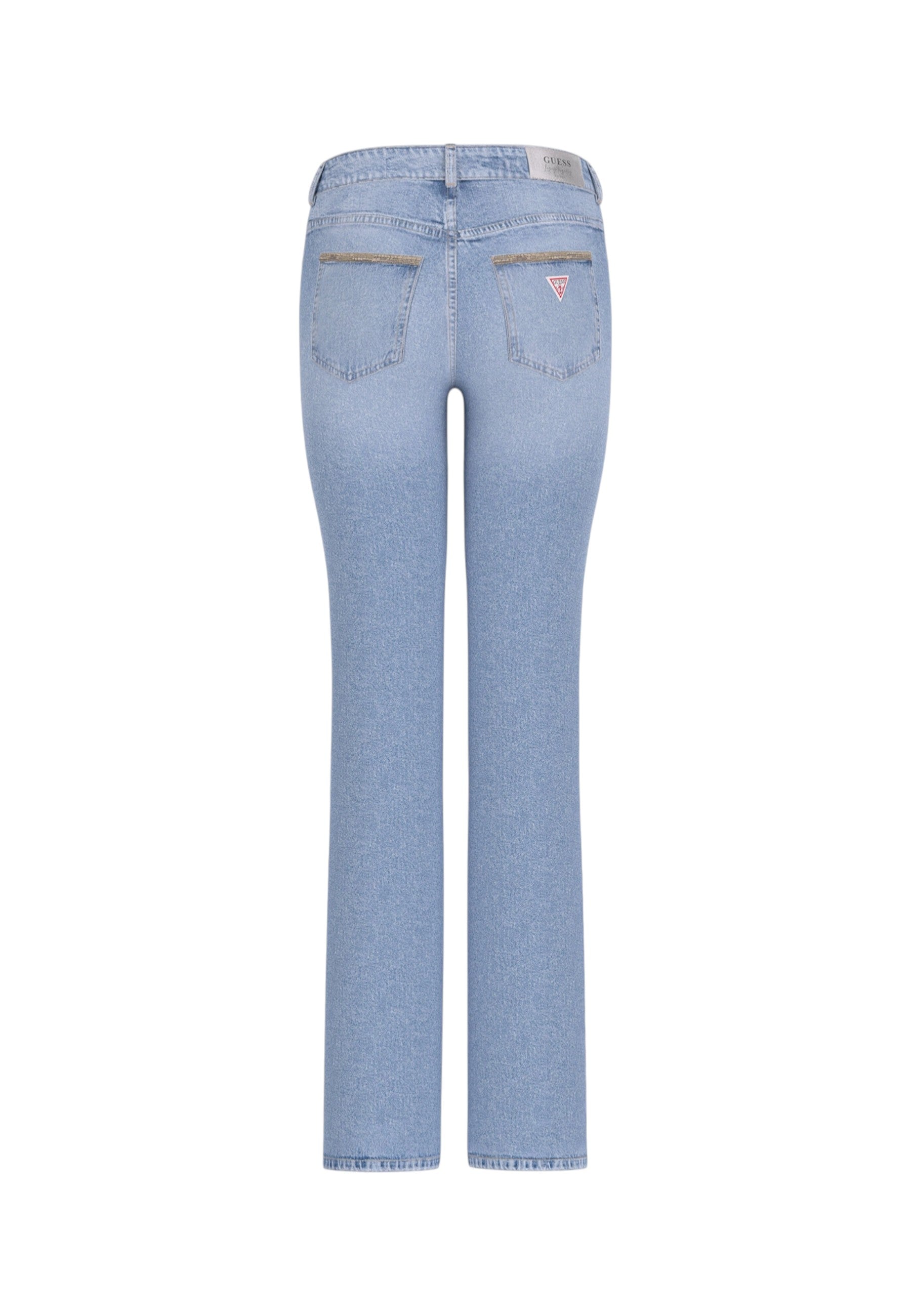 Jeans Straight Leg Donna Guess Rose Petal Wash Nicky Cigarette W6RA3MD6833