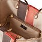 Borsa A Spalla Donna Borbonese Shopping Large in Tessuto Jacquard Flight 910104000378