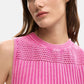 Canotta  Donna Desigual In Tessuto Crochet Roma 26SWTF02