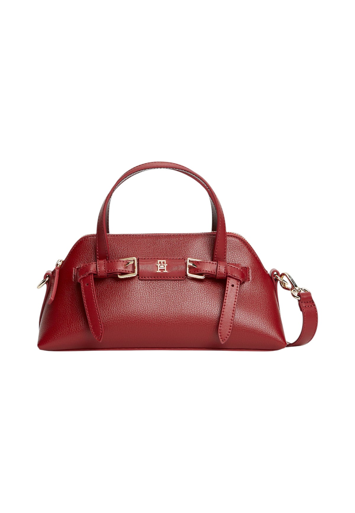 Borsa A Spalla Donna Tommy Hilfiger Mini Tote Th Buckle AW0AW19034