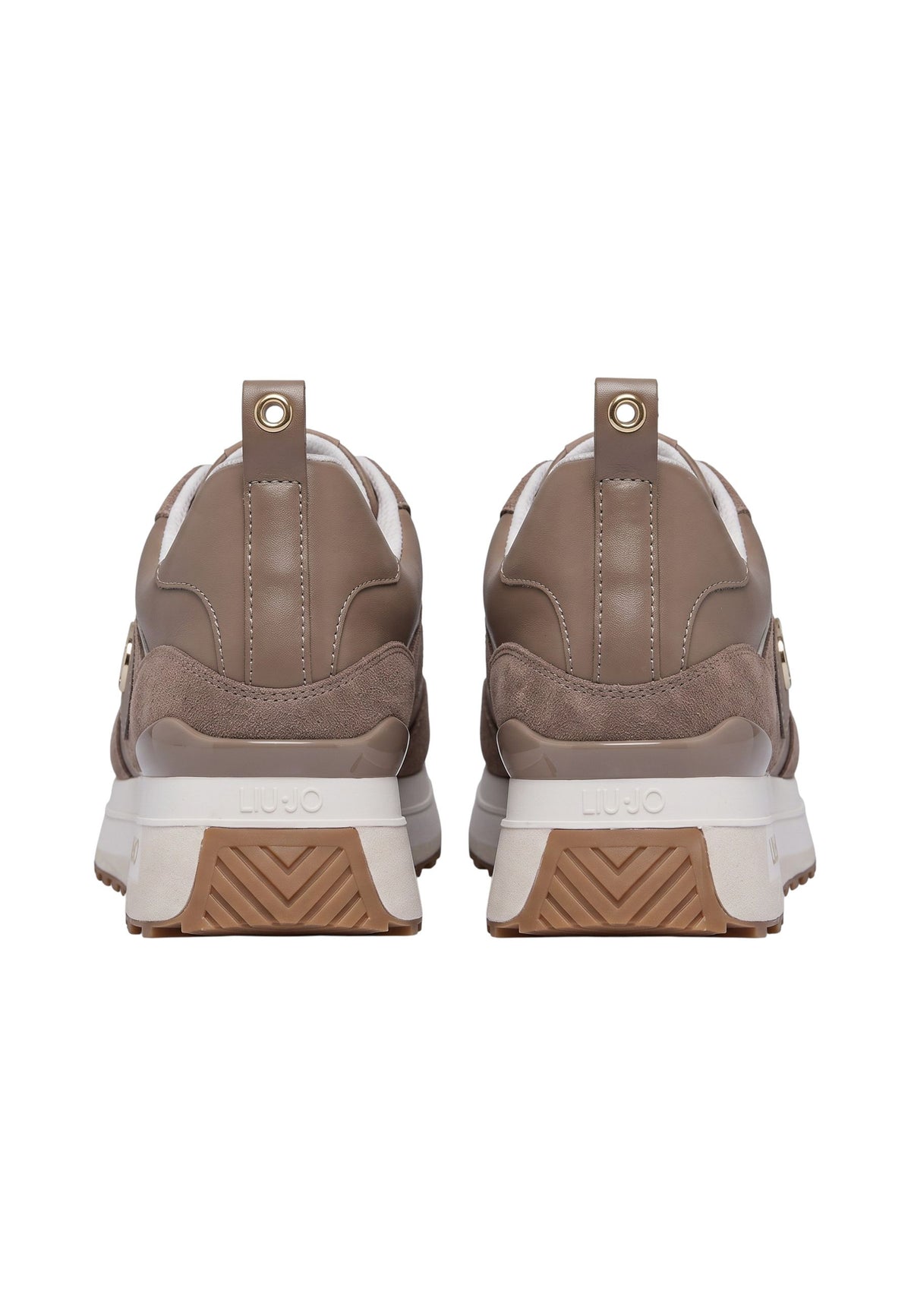 Sneakers Basse Donna Liu Jo In Pelle E Pelle Scamosciata Con Platform E Logo Laterale Liu Jo Maxi Wonder 97 BF6005PX310