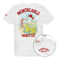 T-Shirt Manica Corta Uomo Mc2 Saint Barth Stampa/Ricamo Fronte E Retro Scrooge Montecarlo Portland PRL0002