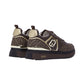 Sneakers Basse Donna Liu Jo Con Platform, Stampa Monogram E Inserti Effetto Saffiano Liu Jo Maxi Wonder 01 BF6001EX339