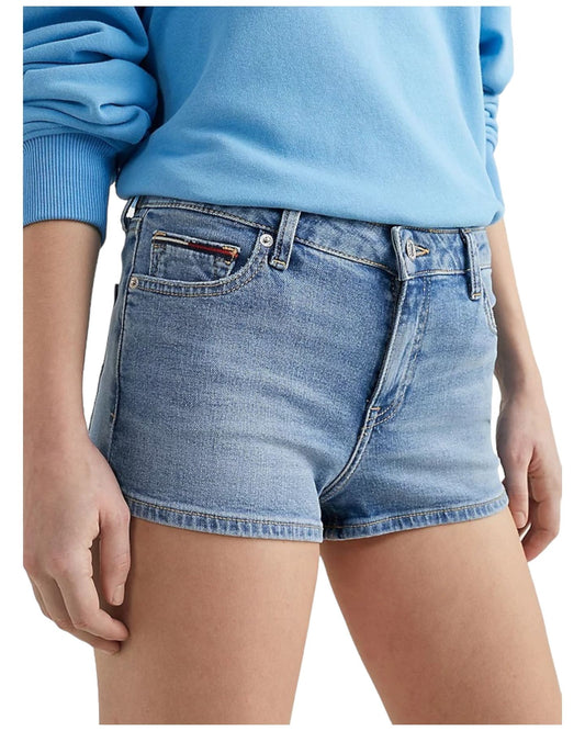 Pantaloncini Jeans Donna Tommy Jeans  Nora Mr Skinny Short DW0DW15604
