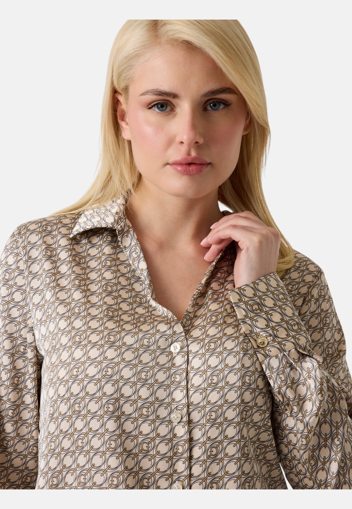 Camicia Manica lunga Donna Guess  New Concetta W6YH23W2946