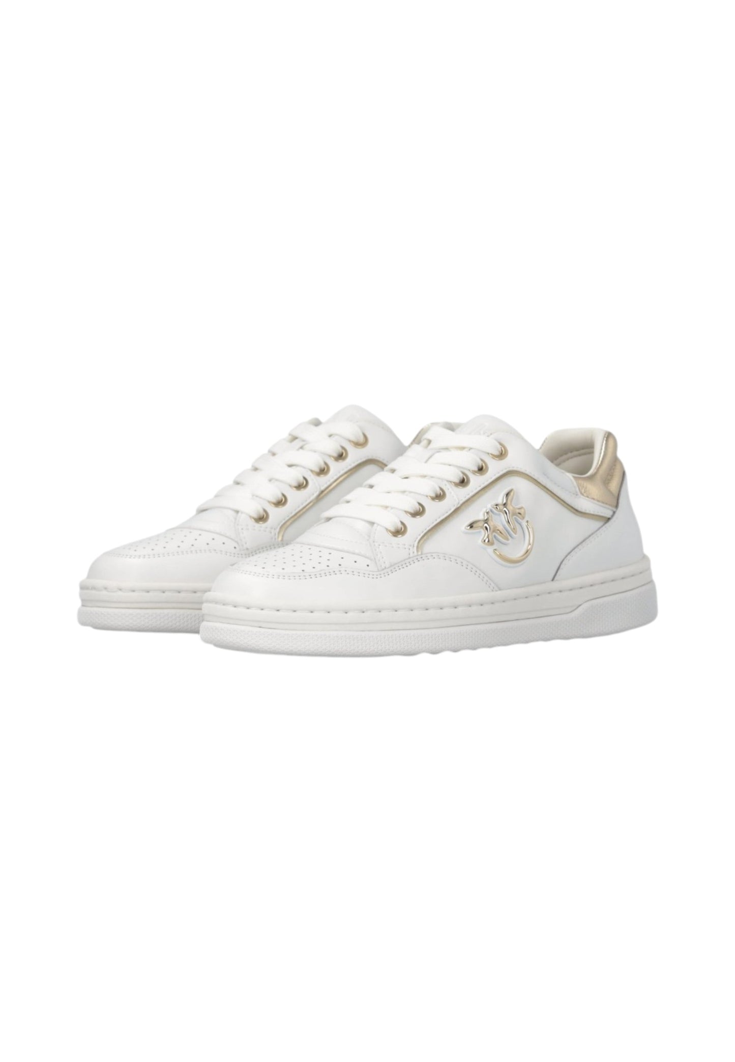 Sneakers Basse Donna Pinko In Pelle Di Vitello Con Logo Love Birds Mandy 21 SS0159P001