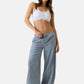 Jeans Wide Leg Donna Guess  Gj Jogger Twisted Extrawide W6GA2JD7881