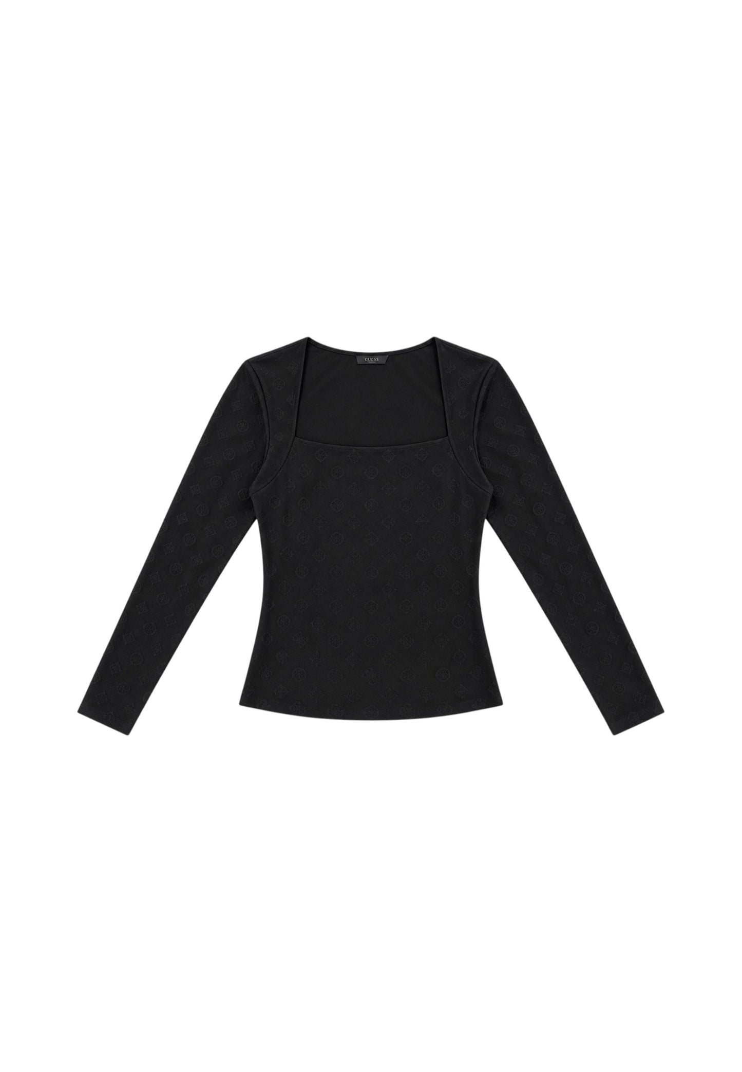 Top Manica lunga Donna Guess  Jacquard Elleona W6RP45KA660