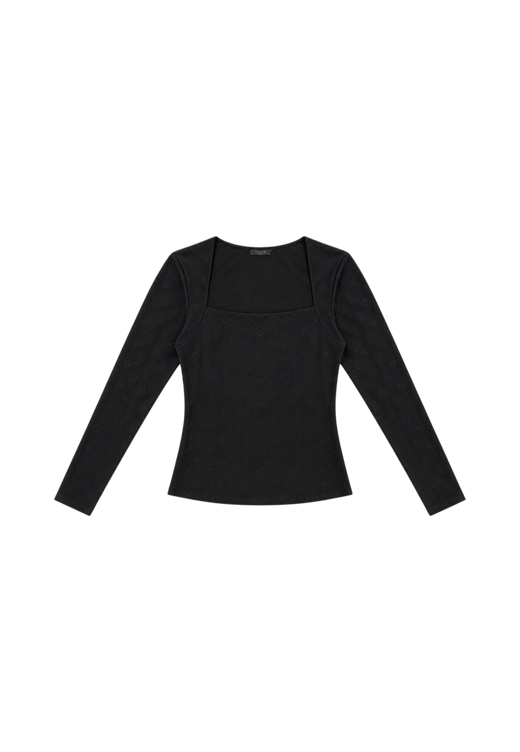 Top Manica lunga Donna Guess  Jacquard Elleona W6RP45KA660