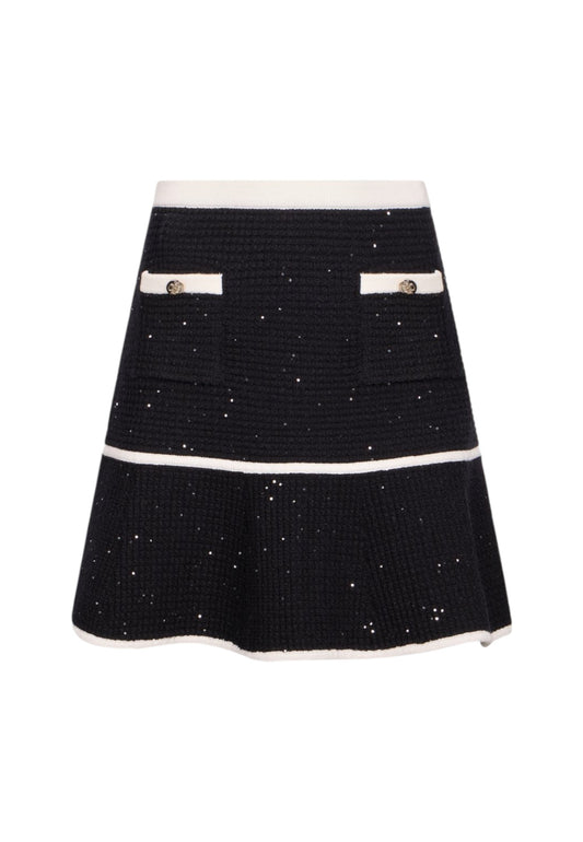 Gonna Corta Donna Liu Jo In Maglia  CF5133MS18F