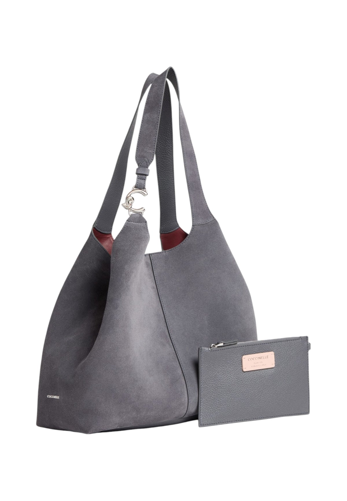 Borsa A Spalla Donna Coccinelle In camoscio, Pelle con grana C-Easy Suede E1THE110101