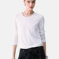 Maglia A Girocollo Donna Liu Jo Basic Fit  WF6015MS49I