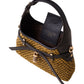 Borsa A Spalla Donna Borbonese Hobo Mini In Paglia Traforata Con Tracolla Halo 910103710379