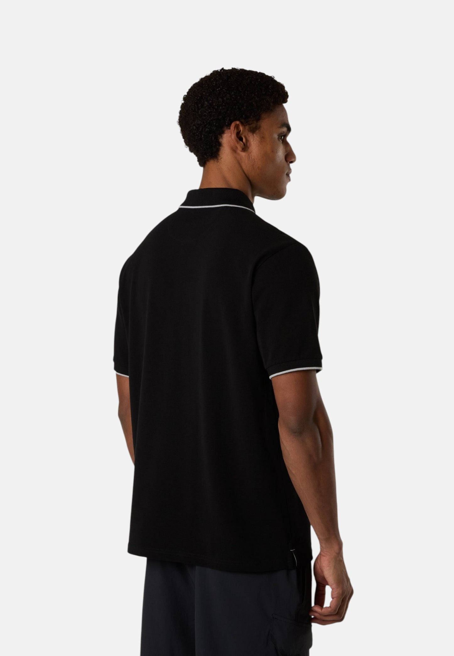 Polo Manica Corta Uomo North Sails Con Collo A Contrasto Rigato  692464