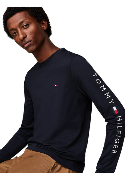 T-Shirt Manica lunga Uomo Tommy Hilfiger  Tommy Logo MW0MW09096