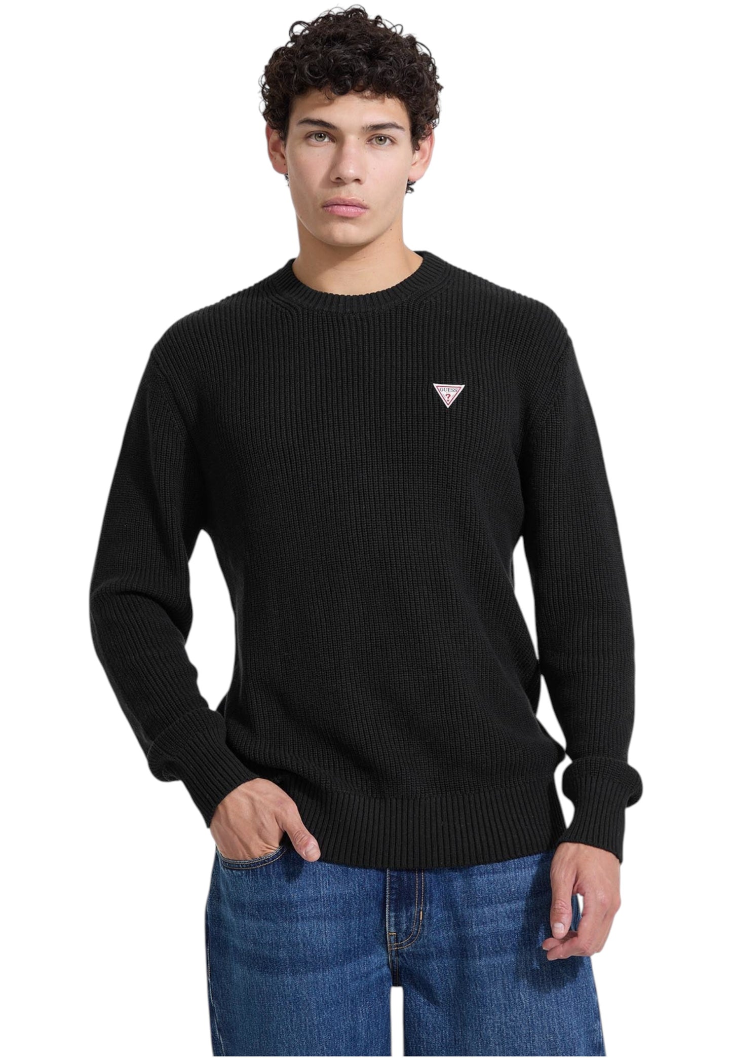 Maglione A Girocollo Uomo Guess  Gj Mini Triangle M4BR30Z3HM1