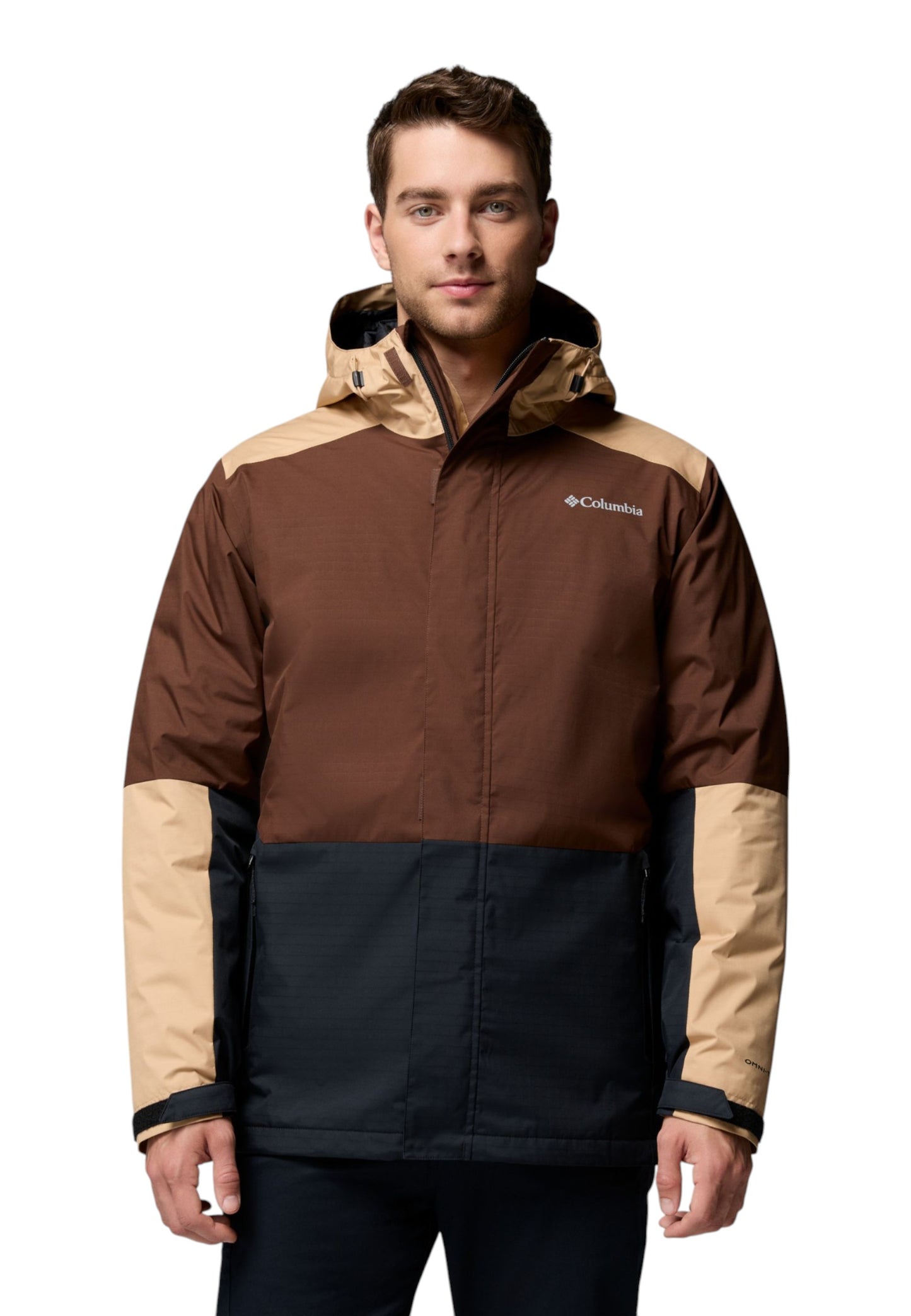 Giacca Invernale Uomo Columbia Impermeabile Con Cappuccio Point Park 2090342