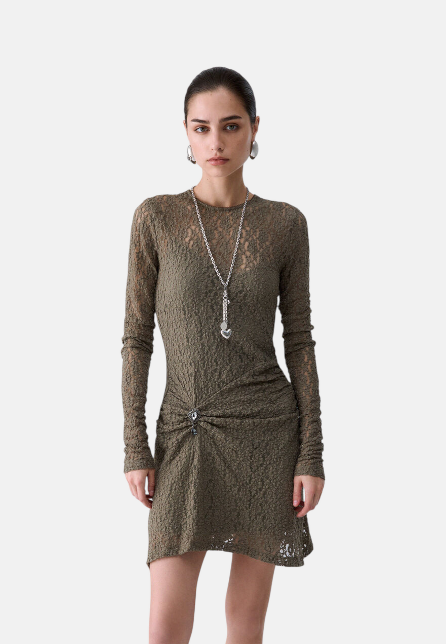 Vestito Corto Donna Liu Jo In Pizzo Stretch  WF6252J3975