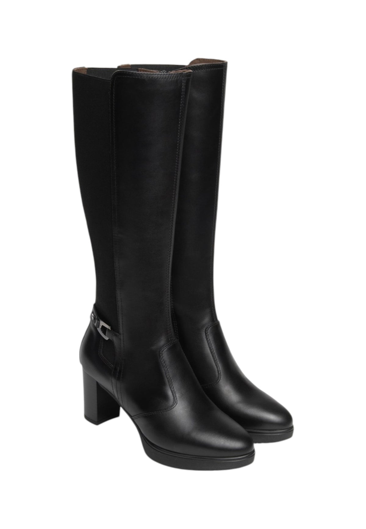 Stivali  Donna Nero Giardini  Guanto Elastico Pu.Lesina L16720 Ner I617940D