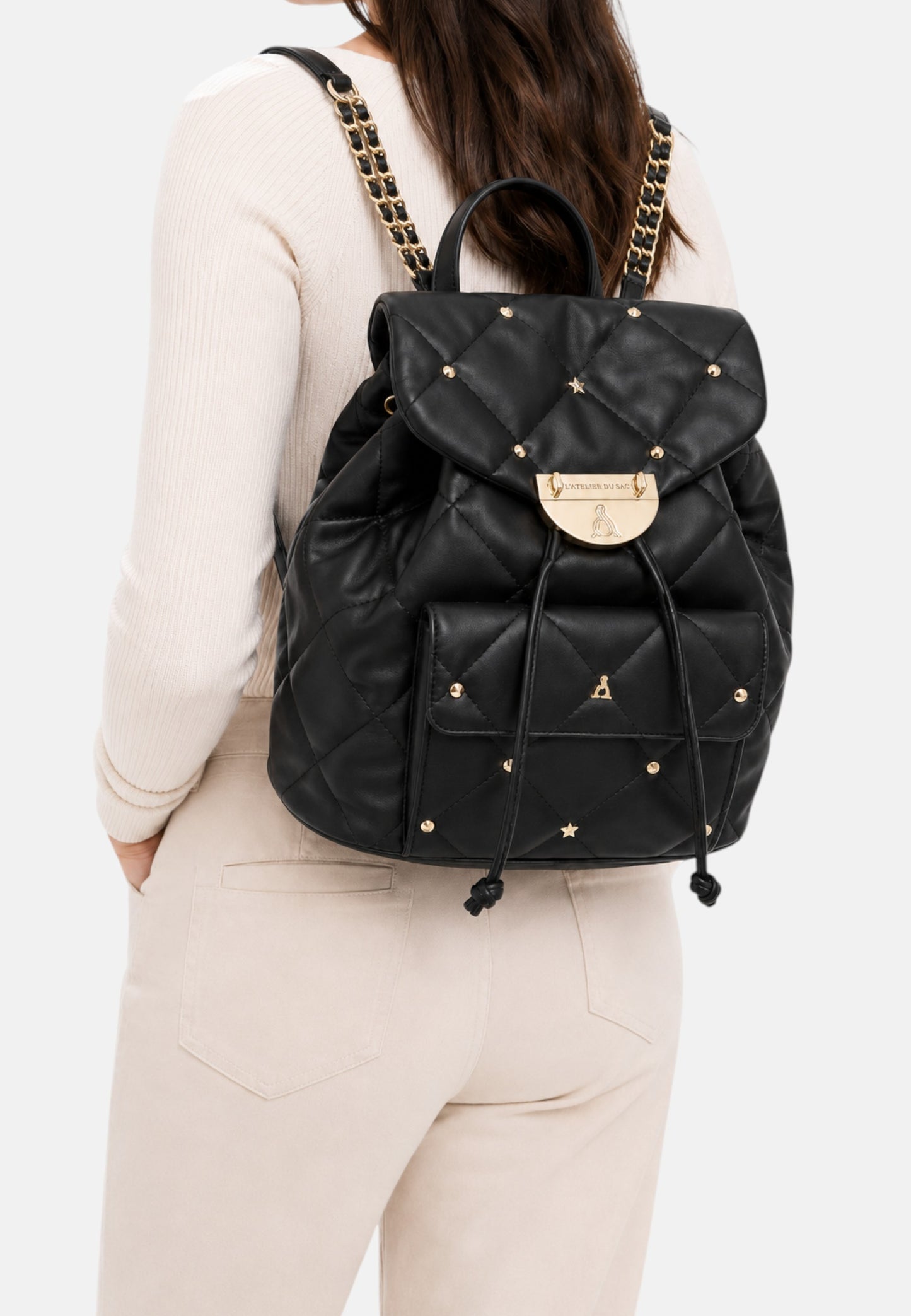 Zaino  Donna L'Atelier du Sac  Rebel / Goldy Noelle