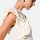T-Shirt Manica Corta Donna Liu Jo Con Volant  CA6385J6308