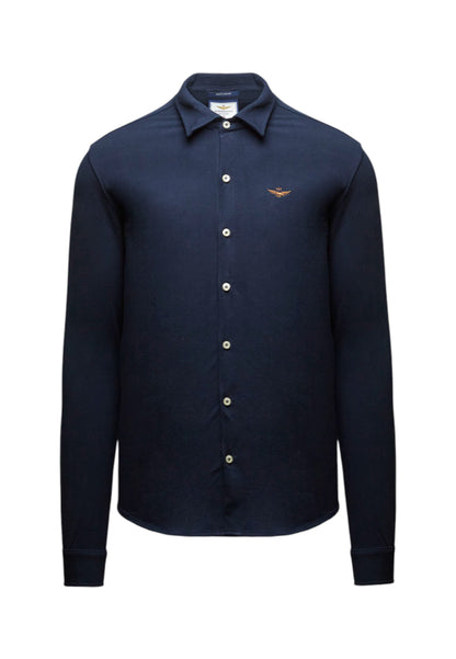 Camicia Manica lunga Uomo Aeronautica Militare In Pique'  252CA1265UP00342