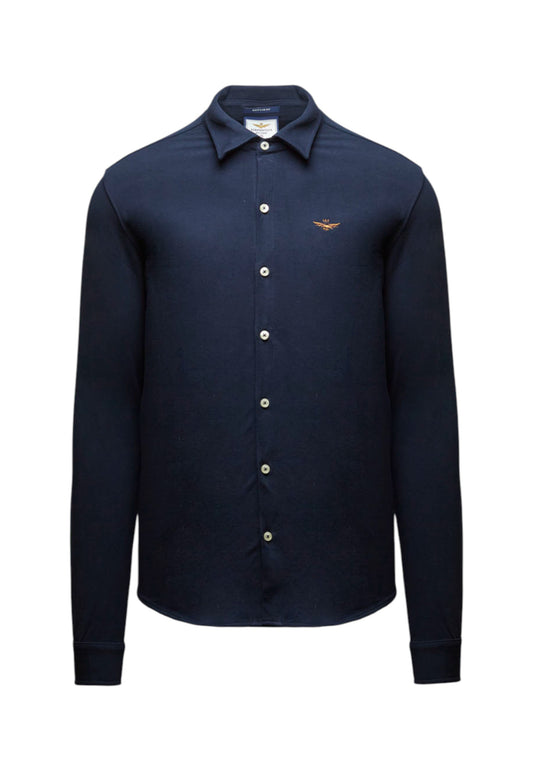 Camicia Manica lunga Uomo Aeronautica Militare In Pique'  252CA1265UP00342