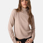 Maglione Collo Alto Donna Guess Logo ricamato Gj W6BR03Z1246