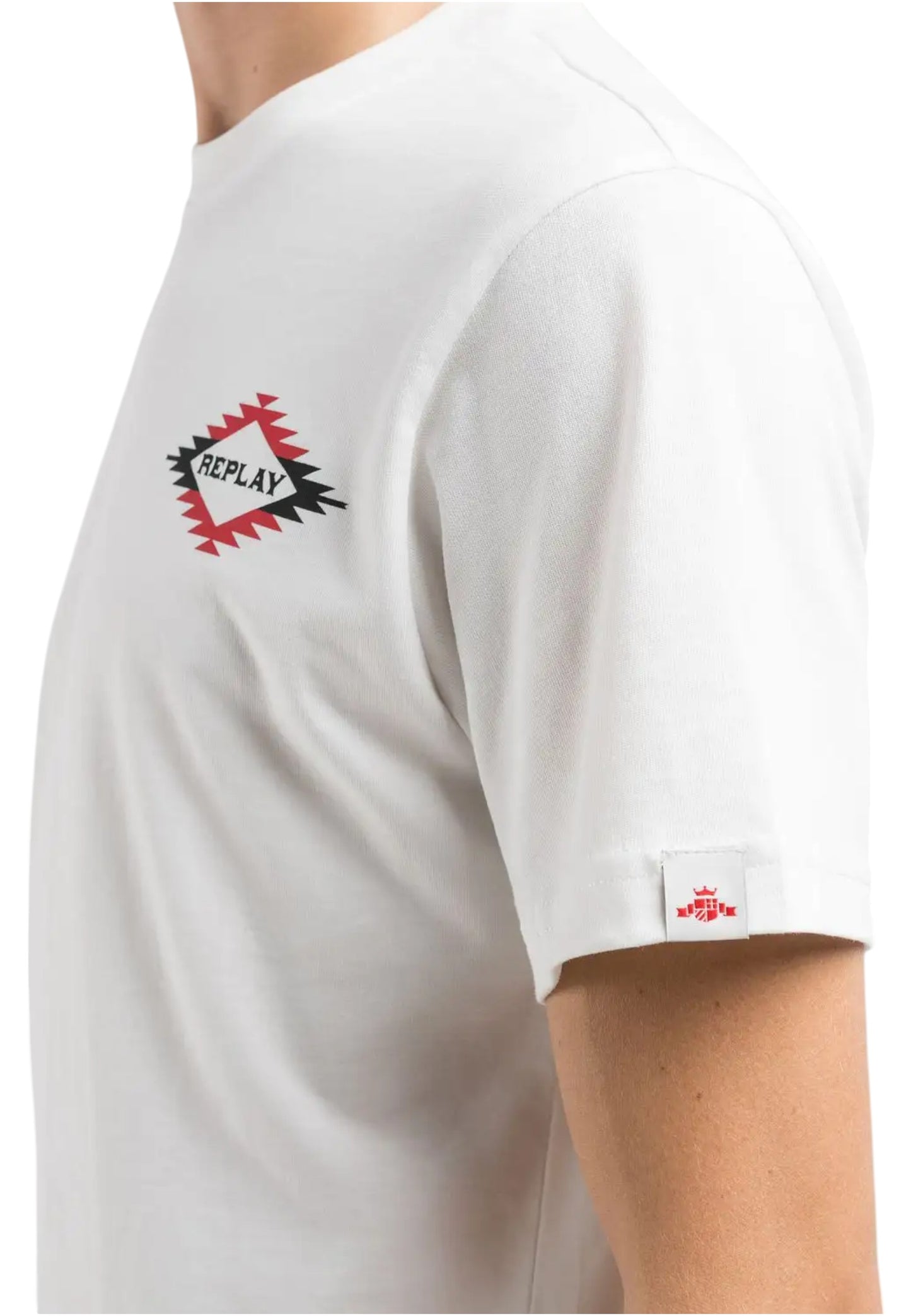 T-Shirt Manica Corta Uomo Replay Con Lettering