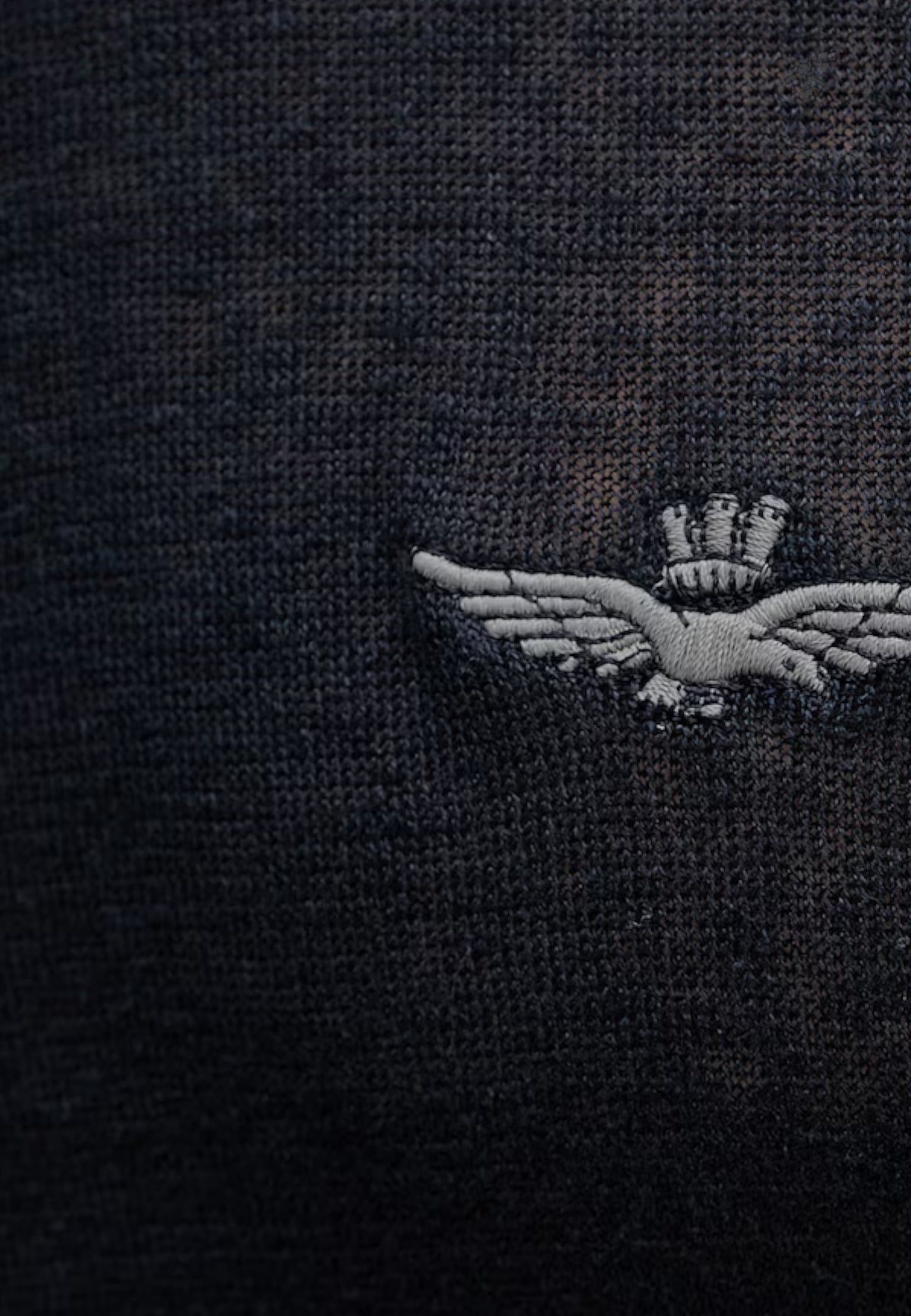 Maglia A Girocollo Uomo Aeronautica Militare Manica Corta In Lino  261MA1624UL00935