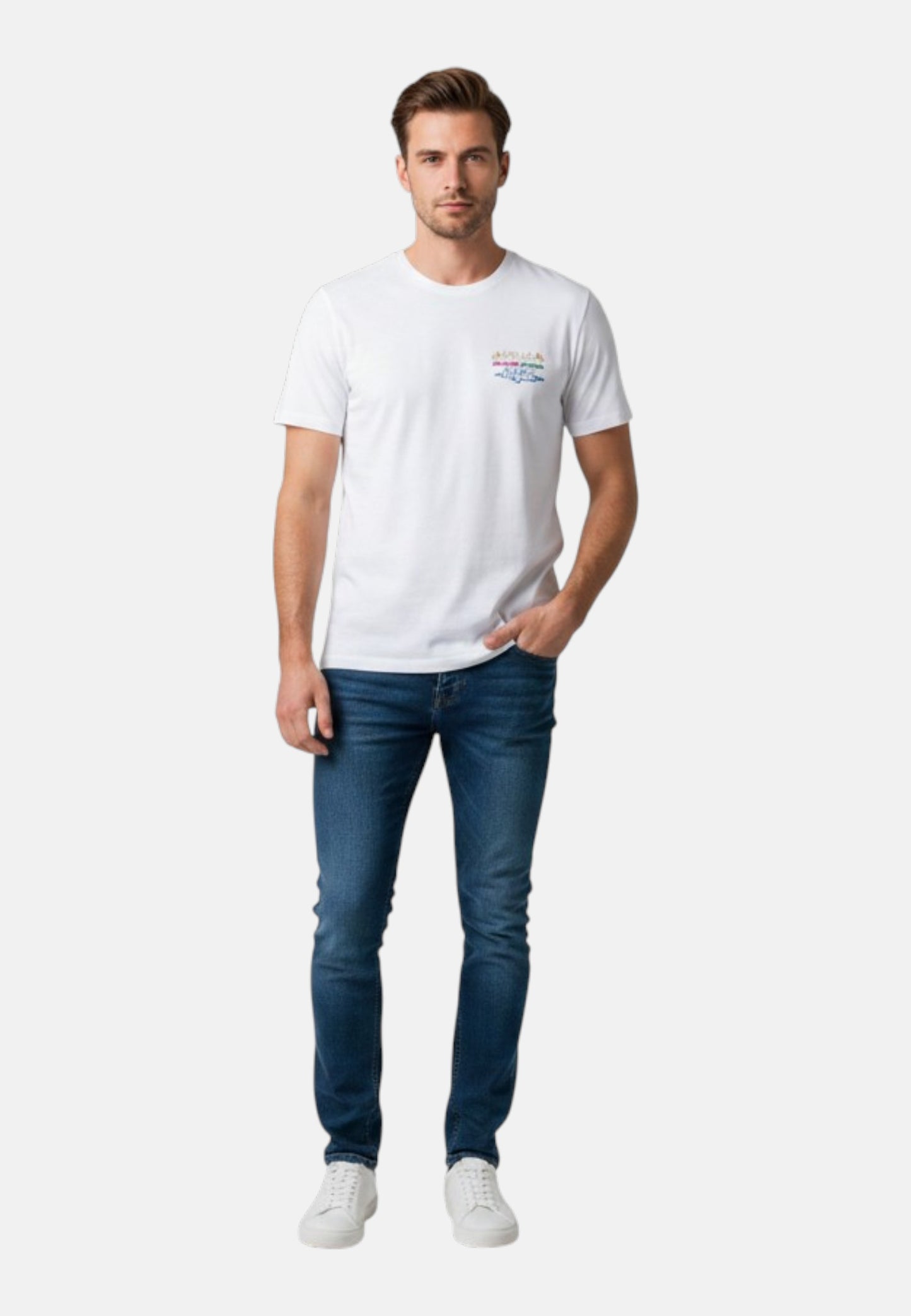 T-Shirt Manica Corta Donna Mc2 Saint Barth Brillo Senza Bere Emb Emilie EMI0001