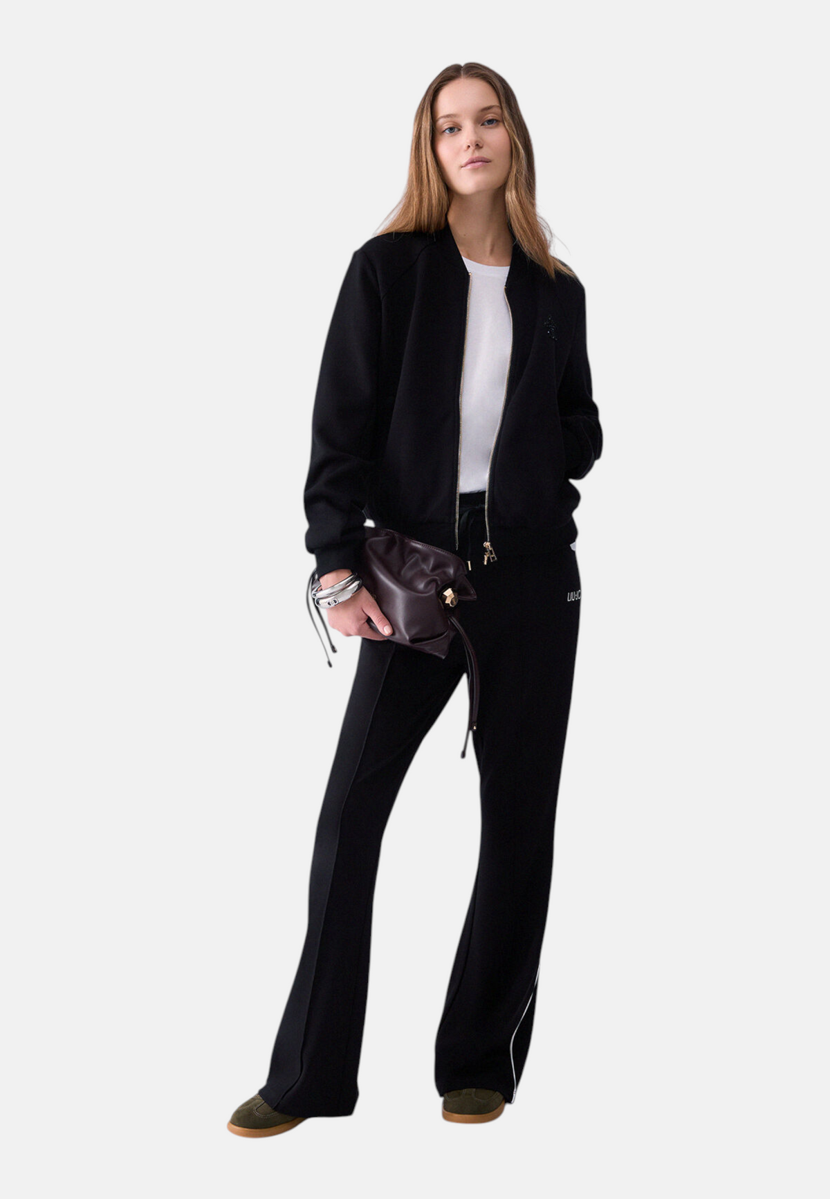 Felpa Con Zip Donna Liu Jo   TF6287J3958