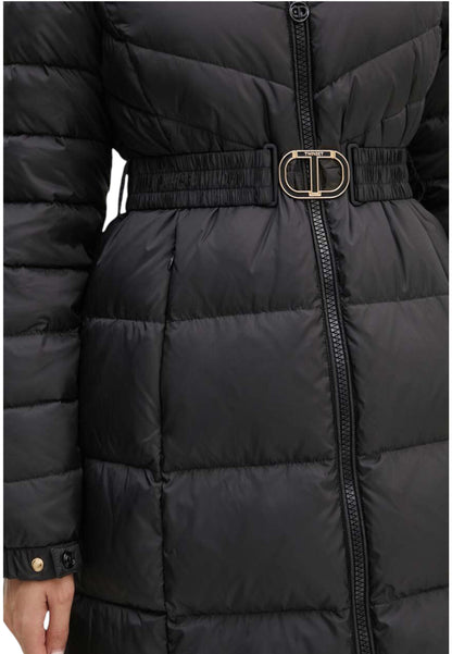 Piumino Lungo Donna Twinset Con Cappuccio E Cintura  242TP2182