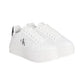 Sneakers Basse Donna Calvin klein Jeans Con Suola Alta Bold Flatf Low Lace YW0YW01878