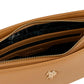Borsa A Spalla Donna U.S. Polo Assn. Small Hobo Con Chain Poliuretano Camel Jones BEUJE8663WVP