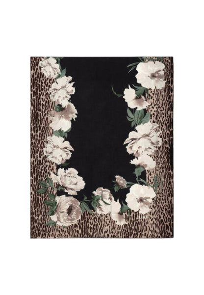 Sciarpa  Donna Liu Jo Flower Animalier 70X180  2F5077T0300