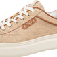 Sneakers Basse Donna Nero Giardini Effetto Paglia Con Inserti In Pelle E Logo Metallico  E615282D