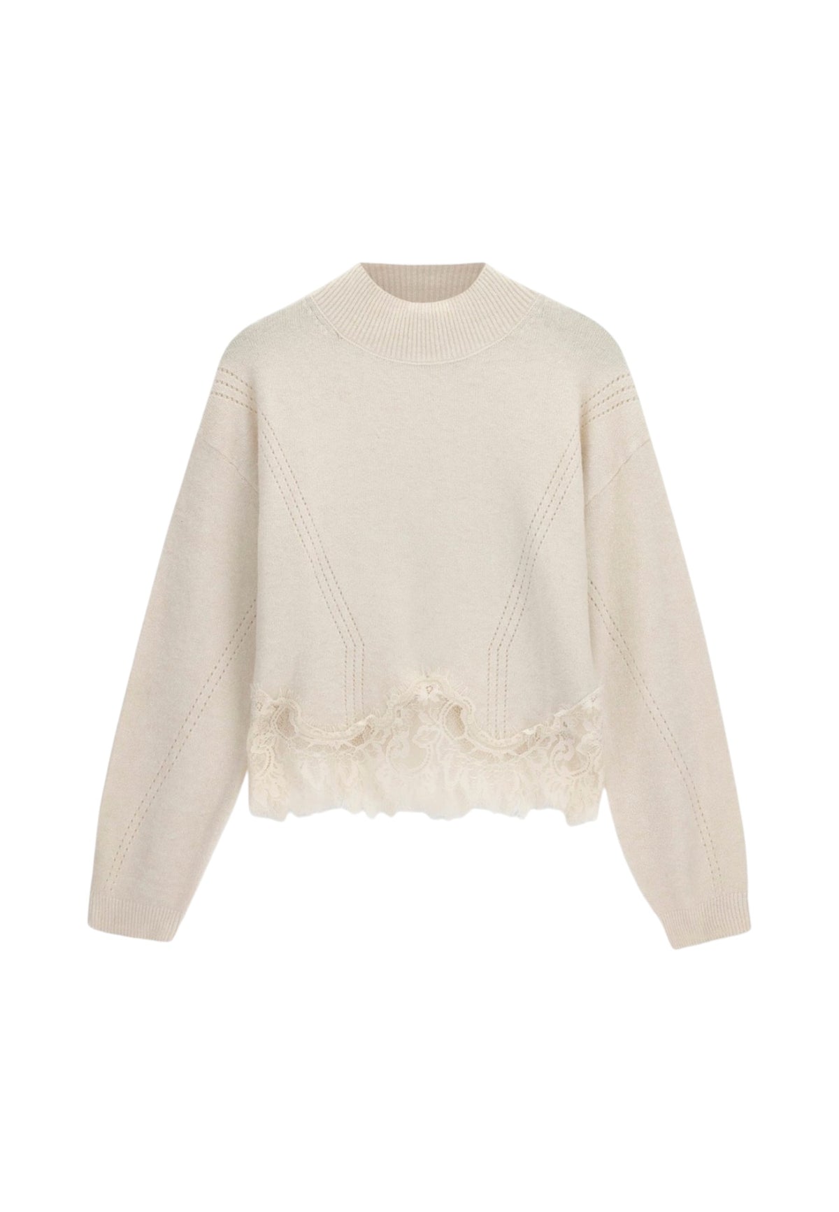 Maglione Collo Alto Donna Guess  Hayden Lace W6BR38Z1433