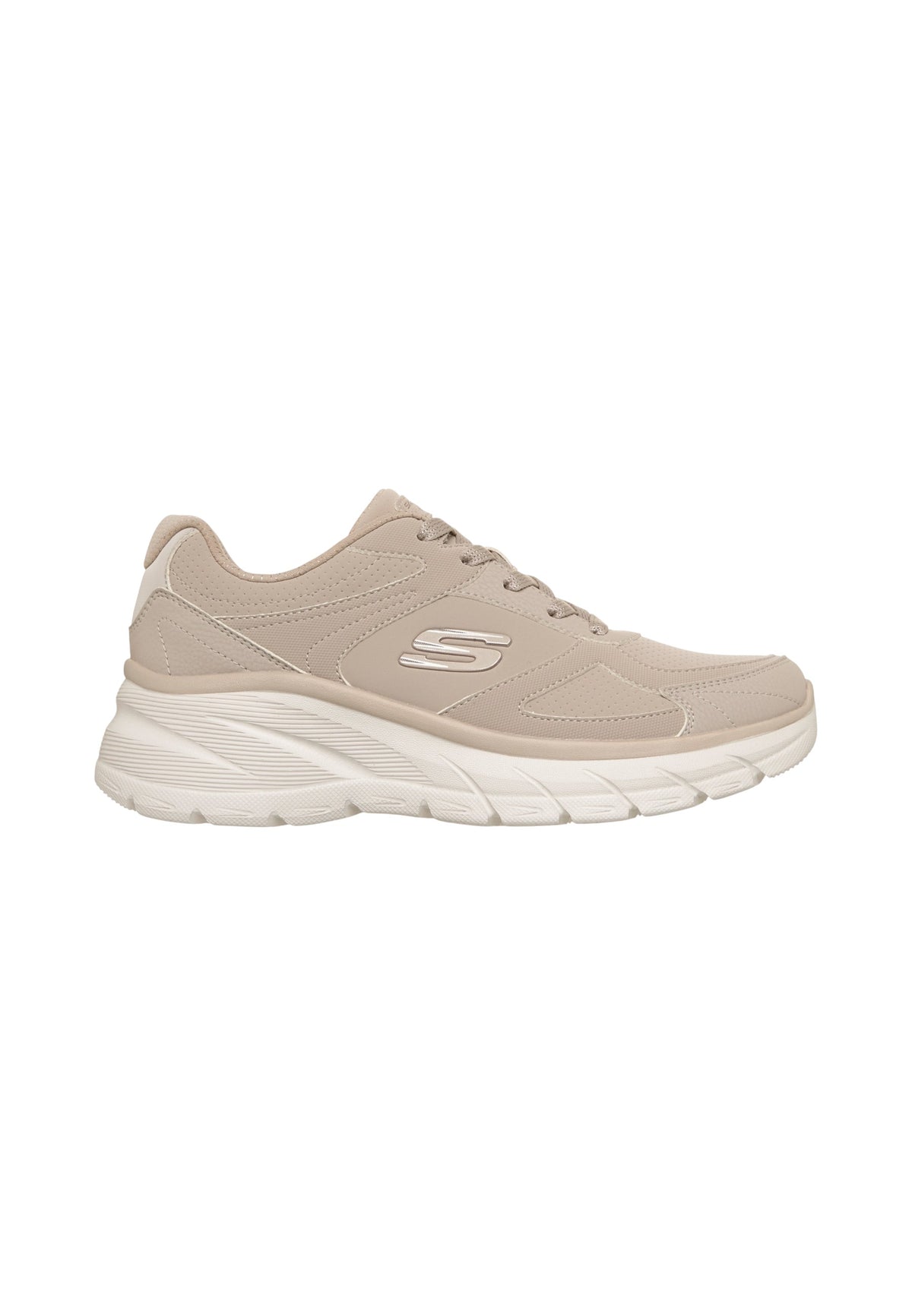 Sneakers Basse Donna Skechers Ammortizzata, Suola flessibile, Lacci Fashion Fit 2.0 - Vintage Ris 150386