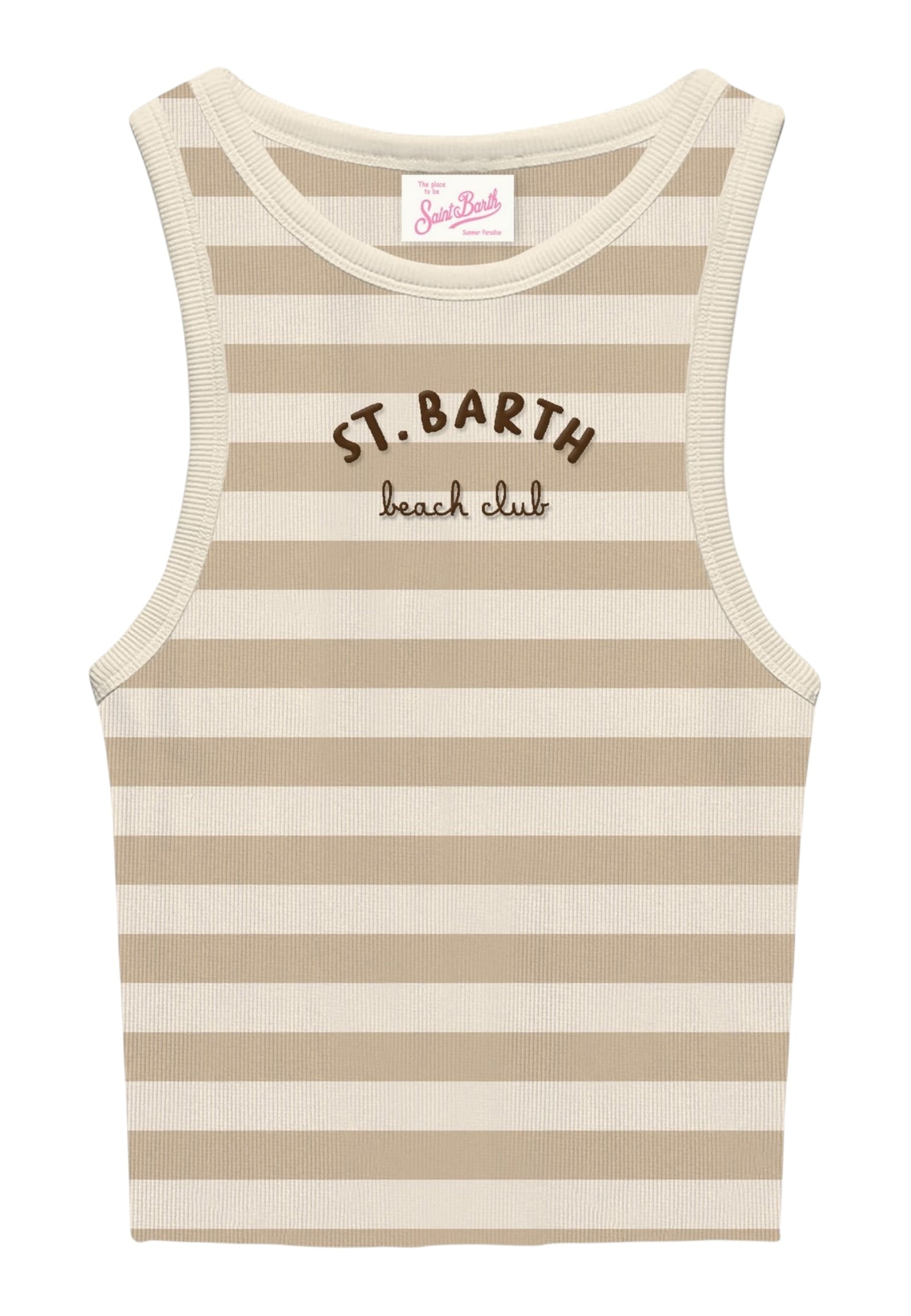 Canotta  Donna Mc2 Saint Barth Rib Beach Club Stripes Emb Ada AAD001