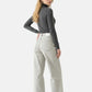 Jeans Wide Leg Donna Glamorous   5539