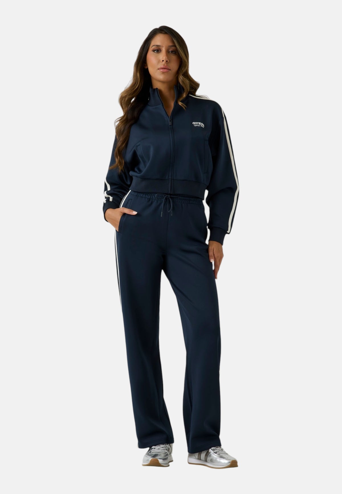 Felpa Con Zip Donna Guess  Hoshi V6YQ07K4287